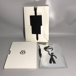 RIMOWA Black Luggage Tag with Packaging